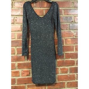 Better Be sparkling mini long sleeve dress.